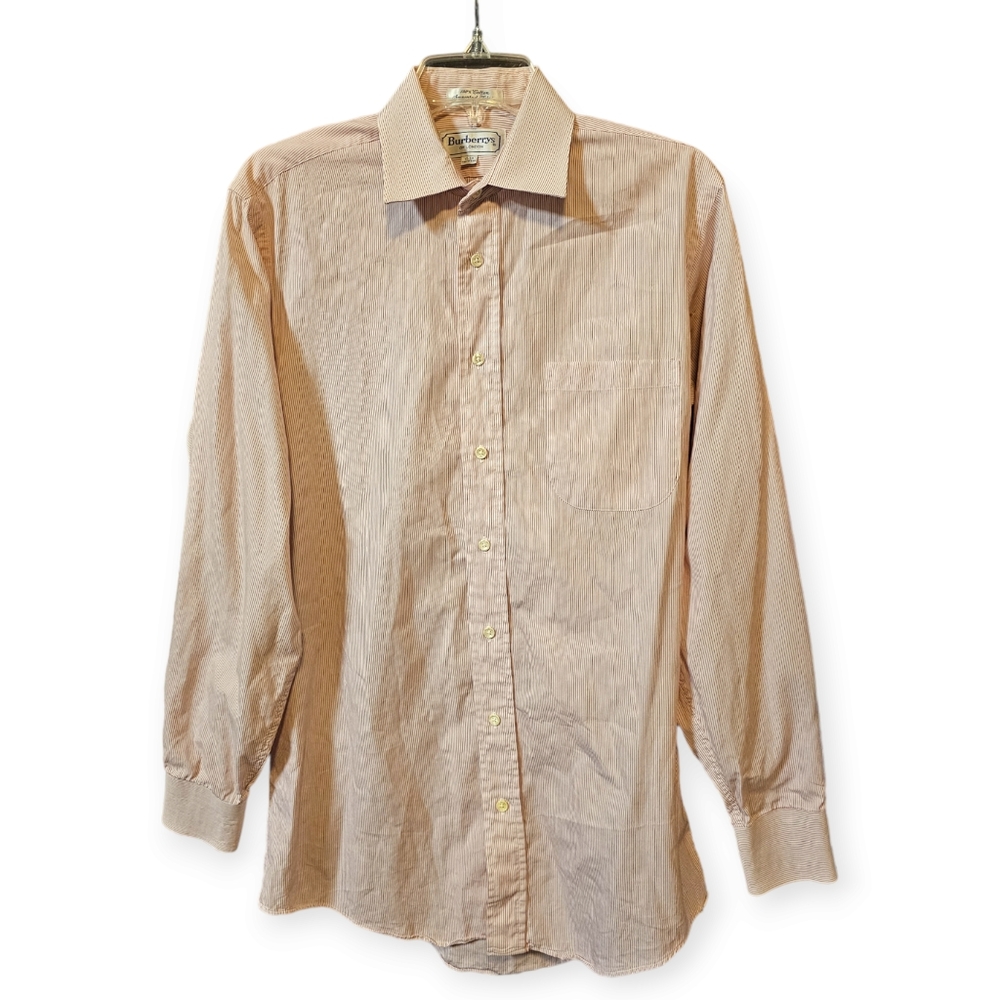 Vintage Burberrys of London Pin Striped Button Down Shirt